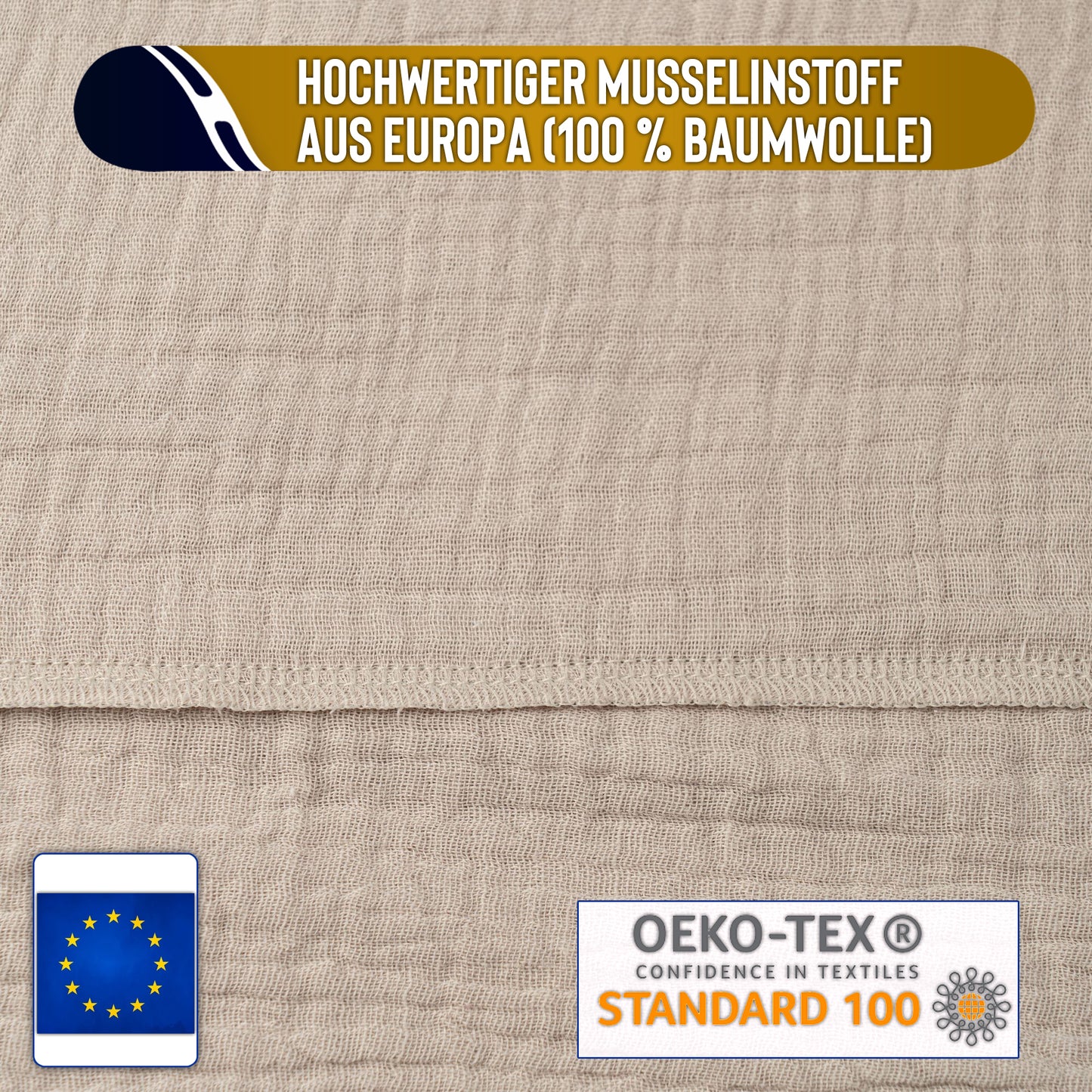 Musselin Tuch Damen Hellersand Loop