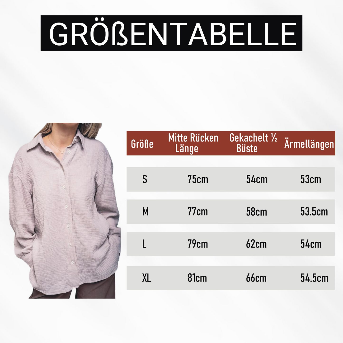 Musselin Bluse Damen Weiß