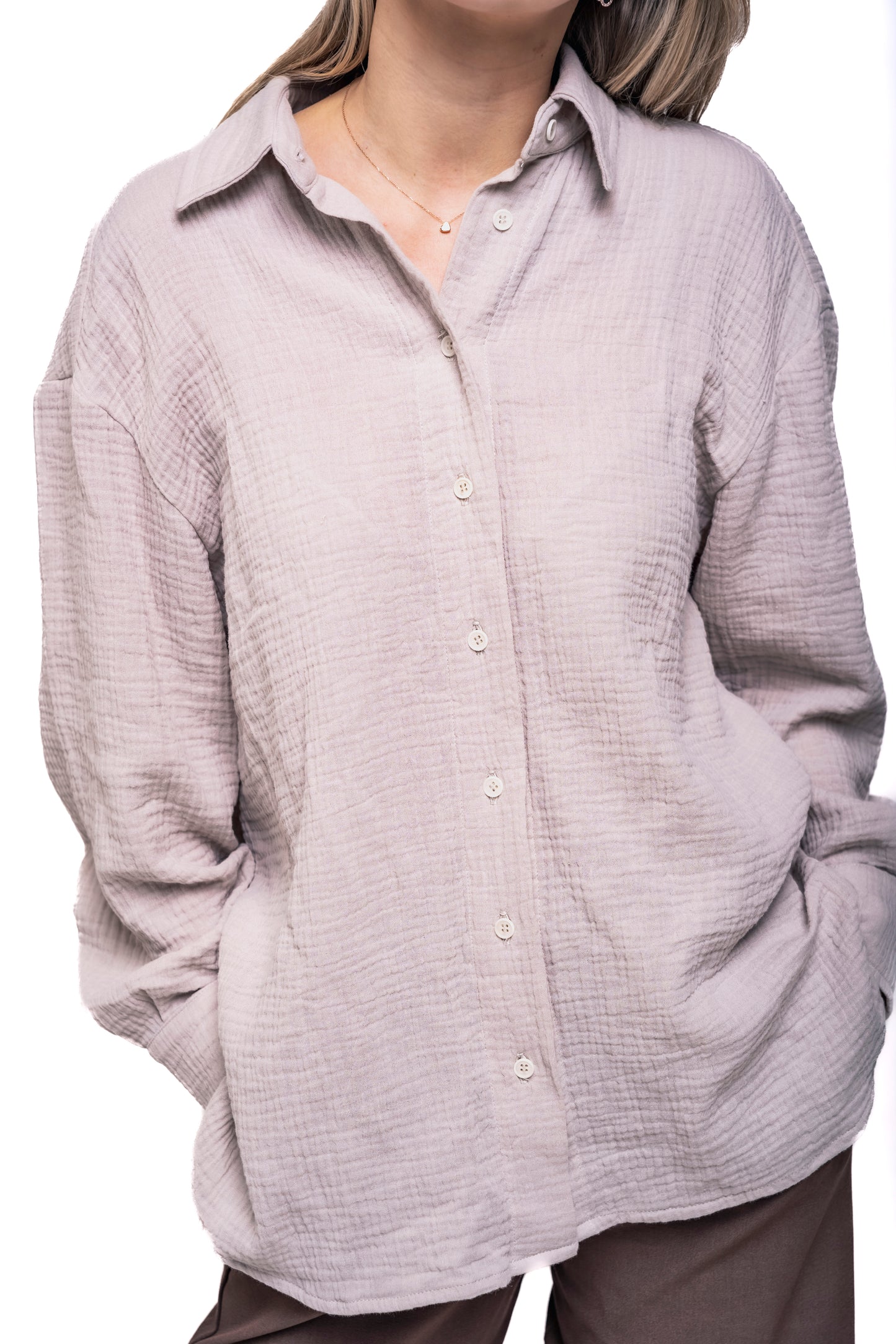 Musselin Bluse Damen Hellersand
