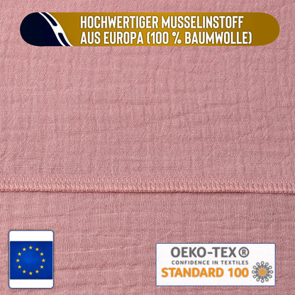 Musselin Tuch Damen Lila Viereckig