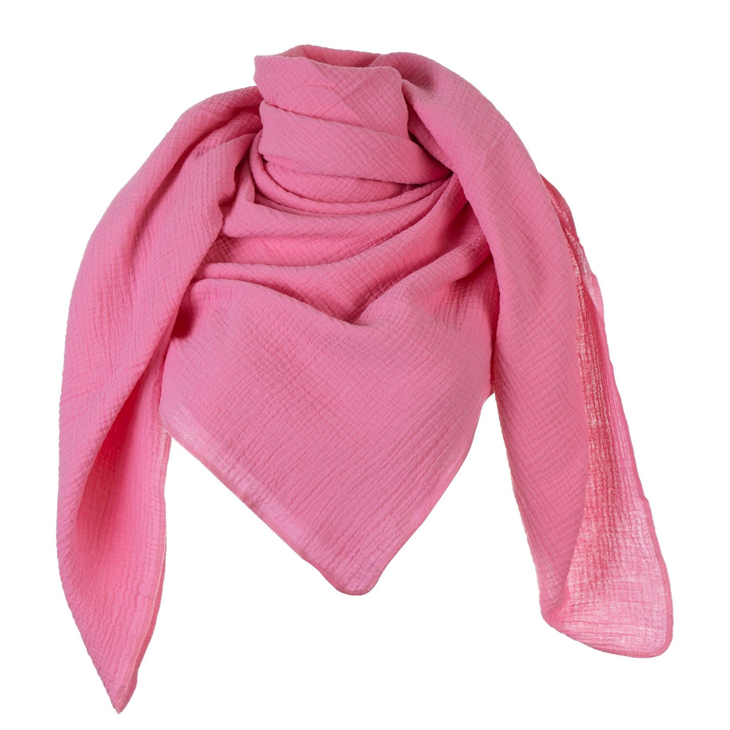 Musselin Tuch Damen Pink Viereckig