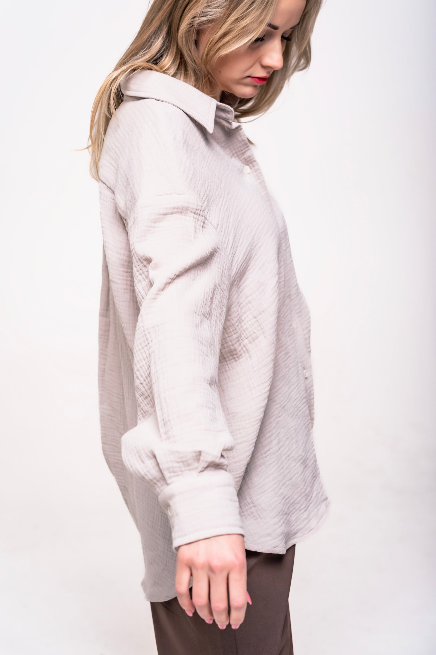 Musselin Bluse Damen Hellersand
