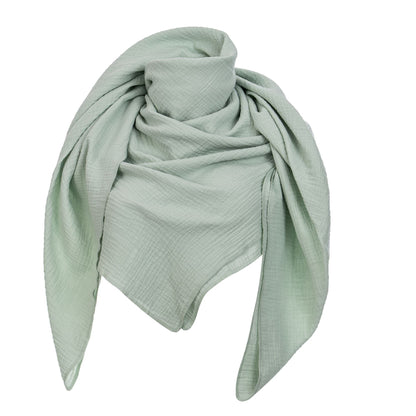 Musselin Tuch Damen Mint Viereckig